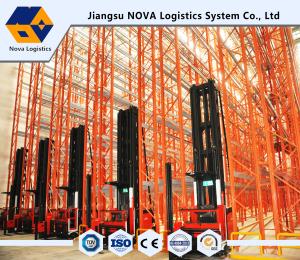 Color Customized VNA Heavy Duty Pallet Racking For Providing High Density Storage