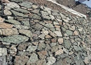 Stone Filled Welded Gabion Box For Slope Stabilization