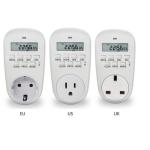 US Plug Smart Power Socket Digital Timer Switch Energy Saving Adjustable