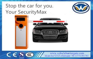 Best 2mm Thickness Galvanized Steel Automatic Vehicle Gates With LED Screen 80W wholesale