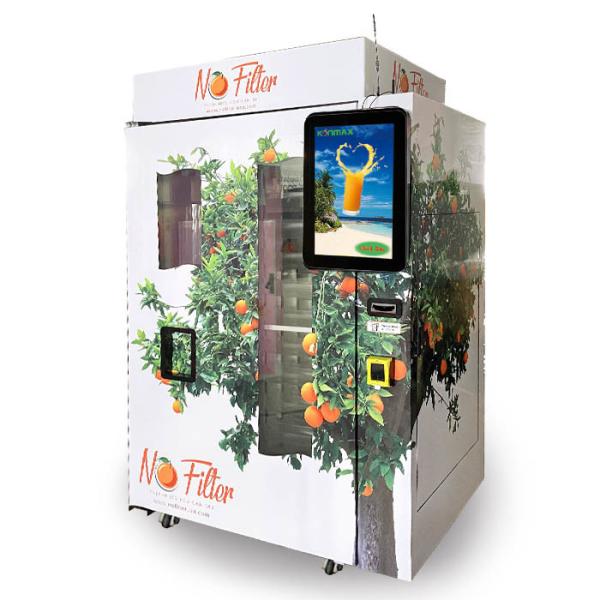 Cheap Automatic Freshly Squeezed Orange Juice Vending Machine For Commercial for sale