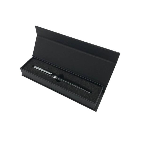 Cheap Luxury Customized Gift Fountain Pen box Ribbon paper hard cardboard gift boxes Flip Top String Handle Foldable Flat for sale