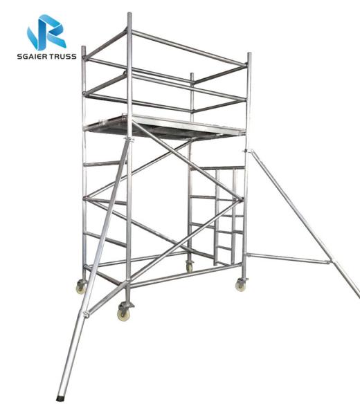 Cheap Multi Functional Ringlock Scaffolding System , High Strength Portable Scaffold Tower for sale