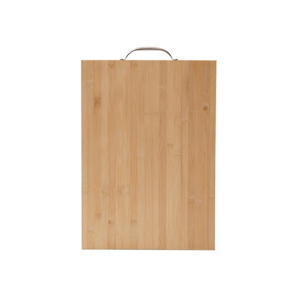 Cheap Simple Natural Custom Bamboo Cutting Board With Iron Handle for sale