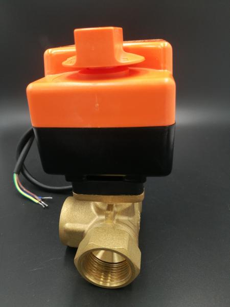 Cheap Two Way Or Three Way Fan Coil Unit Valve For Heating System Copper Material for sale
