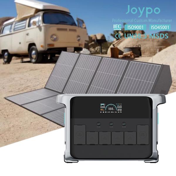 Cheap 2400W Solar Generator Portable Power Station With Solar Panels For Emergency Home Use for sale