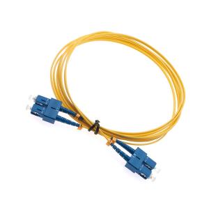 PVC LSZH Duplex Patch Cord G657A UPC End Face Single Mode