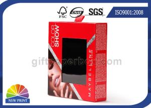 China Custom Printed Paper Boxes Slide Open Box With Window on sale