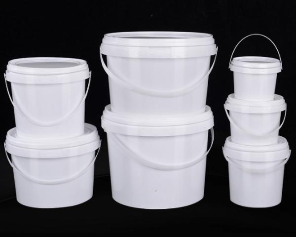 Cheap Lightweight Plastic Oil Bucket With Various Capacity Easy To Clean for sale