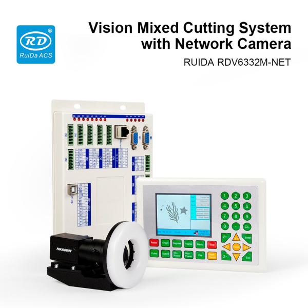 Cheap RDV6332M-NET CO2 Laser Controller For Mixed Cutting Of Metals And Non-Metals With Network Camera And Vision System for sale