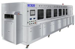Sus304 Semiconductor pacakging flux chemical wash machine 600mm width net for IGBT,IPM and LEADFRAME parts