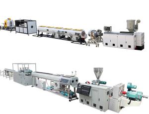 full automatic Pvc Pipe Production Machine , PLC Control Plastic Tube Extrusion Machines