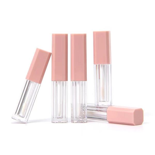 Cheap Pink Plastic 1.2ml Lip Gloss Tube Empty Container With Customized Colors for sale