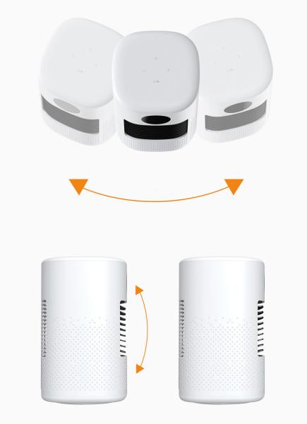 Cheap App Controlled Desktop Heater Fan with Over Heating / Falling Protection for sale