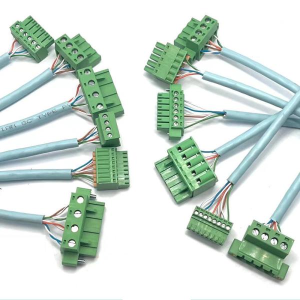 Cheap 5.08mm Feed Through Terminal Blocks Wiring Harness Cable Assembly Customized Service for sale