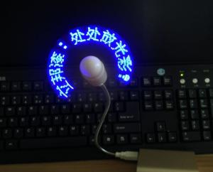 China New USB 2.0 Adjustable Mini LED Rechargeable Gooseneck colorful FAN for desktop cool on sale