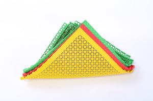 Soft Europe Standard Interlocking Playground Mats , Modular Flooring For Backyard