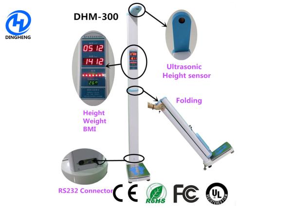 Cheap Foldable BMI Scale Machine With LED Display Height And Weight Measuring Scale for sale