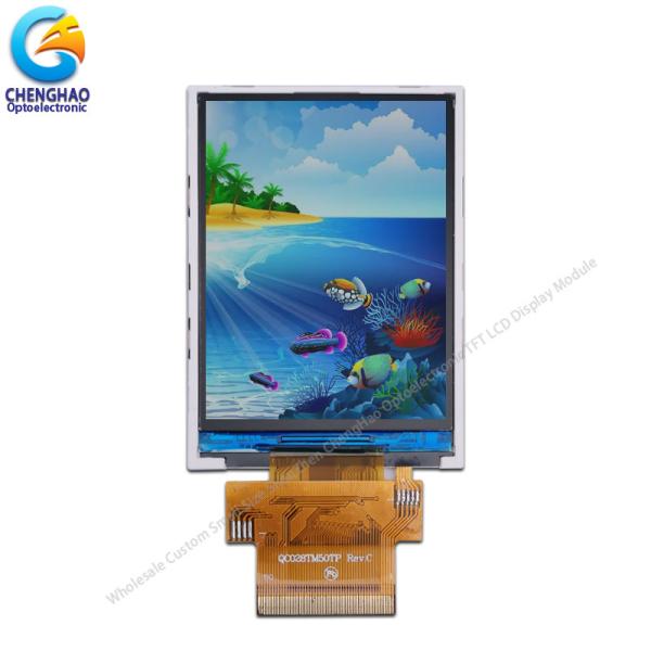Cheap 2.8 Inch Serial Tft Lcd Display Module 8 / 9 / 16 / 18 Bit 8080 Series System Interface for sale