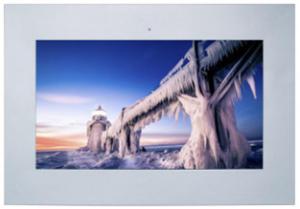 China 27 all weather proof full outdoor wall mount full IP65 IP66 digital signage LCD display monitor HDMI input on sale