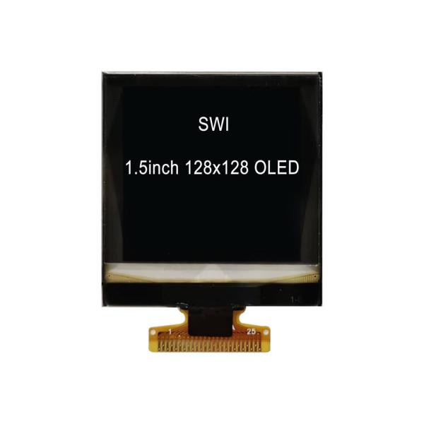 Cheap 1.5" 128x128 LCD OLED Display 1.5 Inch White Display Module I2C SH1107 Square OLED for sale