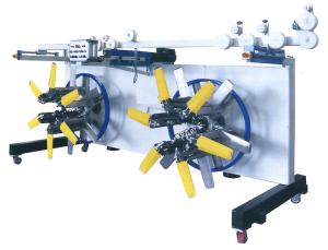 Pneumatic PVC Pipe Production Machine High Speed Winder 12 M/Mins Retractable Structure