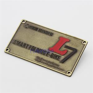 Personalized metal nameplate custom, painted metal badge custom, custom furniture OEM
