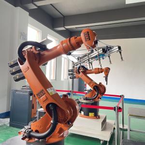 1611mm Reach Palletizing Robot Floor Mounted Automation Equipment, Flux Cored Welding Robots, Machine Loading Robots