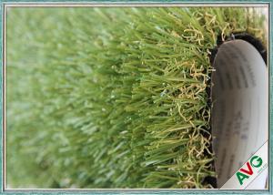 Best Field Green / Apple Green Garden Artificial Grass With Soft Feeling Waterproof wholesale