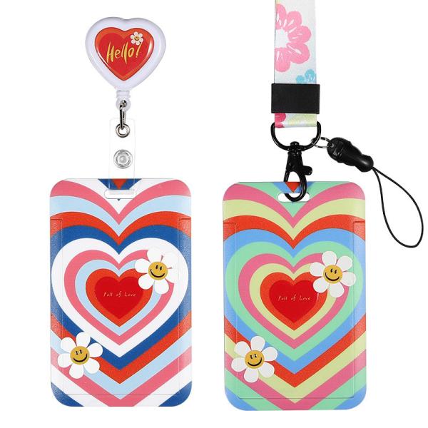 Cheap Practical Deyi Custom Logo Lanyard Card Holder for Conferences for sale