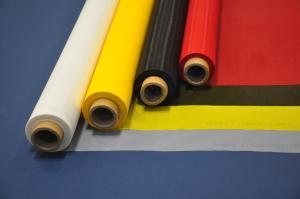 China Monofilament Polyester Screen Printing Mesh With Adhesion on sale