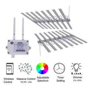 Spectrum Intelligent Led Grow Light , Programmable Grow Light 8 Bar Units