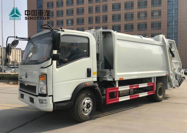 Cheap Sinotruk Howo 4x2 Compact Garbage Truck Euro 3 120hp 9cbm Without Sleeper for sale