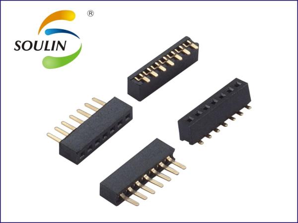 Cheap 0.75Amps PCB Pin Header Connector Female Header Socket 1.0mm Pitch for sale