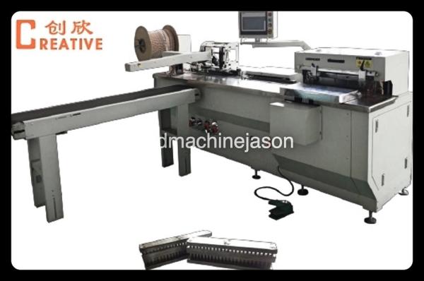 Cheap Twin ring wire binding machine with hole punching inline PBW580 for print house for sale