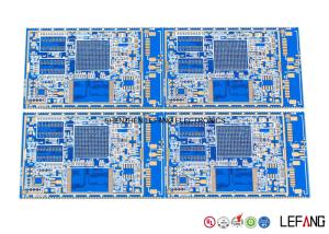 Blue Solder Automotive FR4 PCB Board For Car GPS Navigation Display Main Board