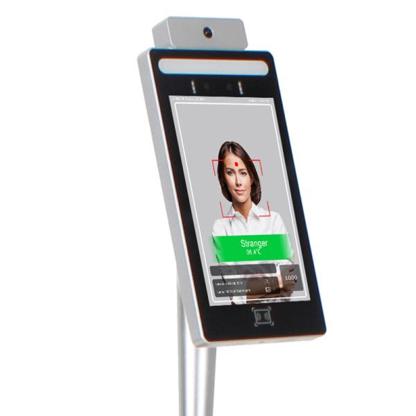 Cheap SDK 10W 350cd/M2 Face Recognition Temperature Scanner for sale