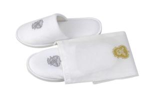 hotel slipper with non-woven bag