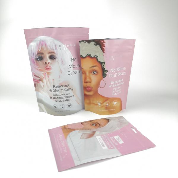 Cheap Factory Cutsom Printed Plastic Stand Up Bag Resealable Plastic Pouches With Logo Printing for sale