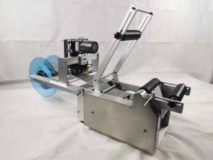 China Semi Automatic Manual Round Bottle Labeling Machine Sticker Small Tabletop on sale
