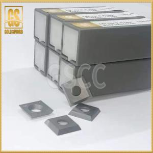 ISO9001 Tungsten Carbide Insert Cutter 94.0HRA Light Cutting Abandon