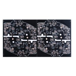 China 4L Rigid Multilayer Printed Circuit Board Black Solder Mask with OSP Oxidation Film on sale