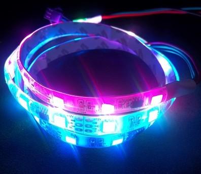 Cheap DMX controller digital led strip 48leds/m with WS2811 IC for sale