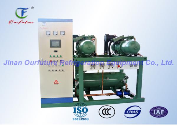 Cheap Blast Freezer  Screw Compressor Rack with PLC controller for sale