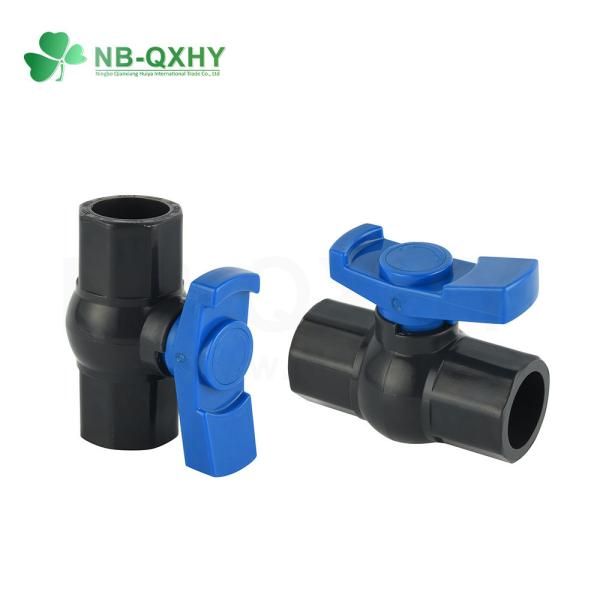 Cheap Blue Plastic/PVC Handle BSPT Thread Ball Valve for Irrigation Customization Option for sale