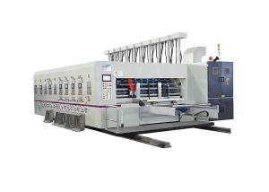 150pcs/min Flexo Printer Die Cutter With Slotter Stacker Machine
