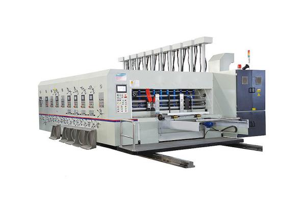 Cheap 150pcs/min Flexo Printer Die Cutter With Slotter Stacker Machine for sale