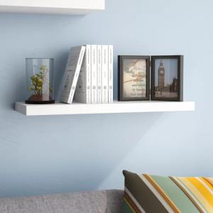China MDF Paint Rustic Floating Wall Shelf / Floating Display Shelves Fashion Design on sale