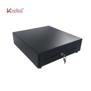 Best 410mm Black Classic Metal ABS Pos 12V RJ12 Heavy Duty Roller Cash Drawer wholesale