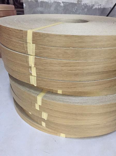 Cheap Width 30mm Wood Veneer Edge Banding Quercus Oak Veneer Strips for sale
